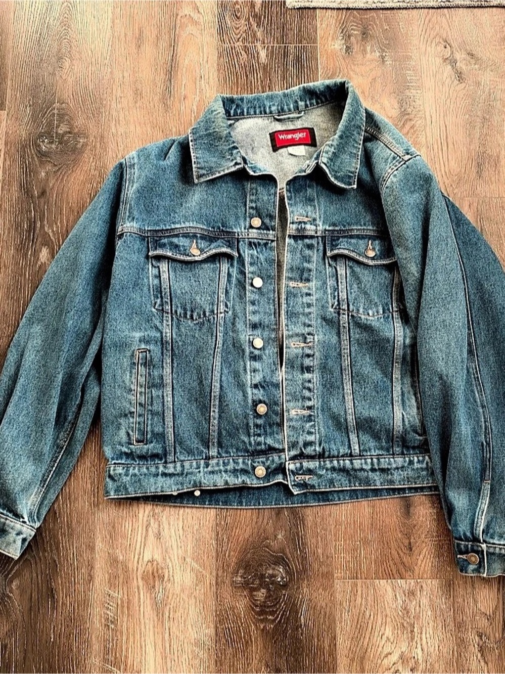 Wrangler Hero Denim Trucker Jacket Blue XL
